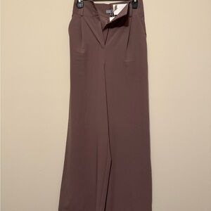 Chic Wide Leg Women's Pants in Taupe
